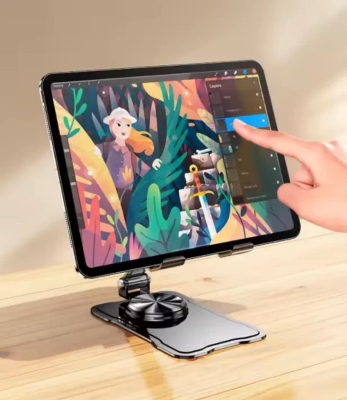 Picture of Valdus vh23 Phone Stands 360 Rotation Phone Stand Holder Aluminum Alloy Foldable Slim Desk Bracket Promotional Mobile Phone Stands