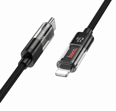 Picture of Hoco U116 Transparent Discovery Edition 27W PD Charging Data Cable for iP