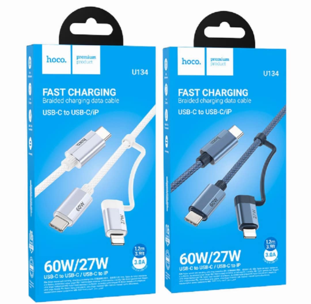 Picture of Hoco U134 Primero 2-in-1 Braided Charging Cable