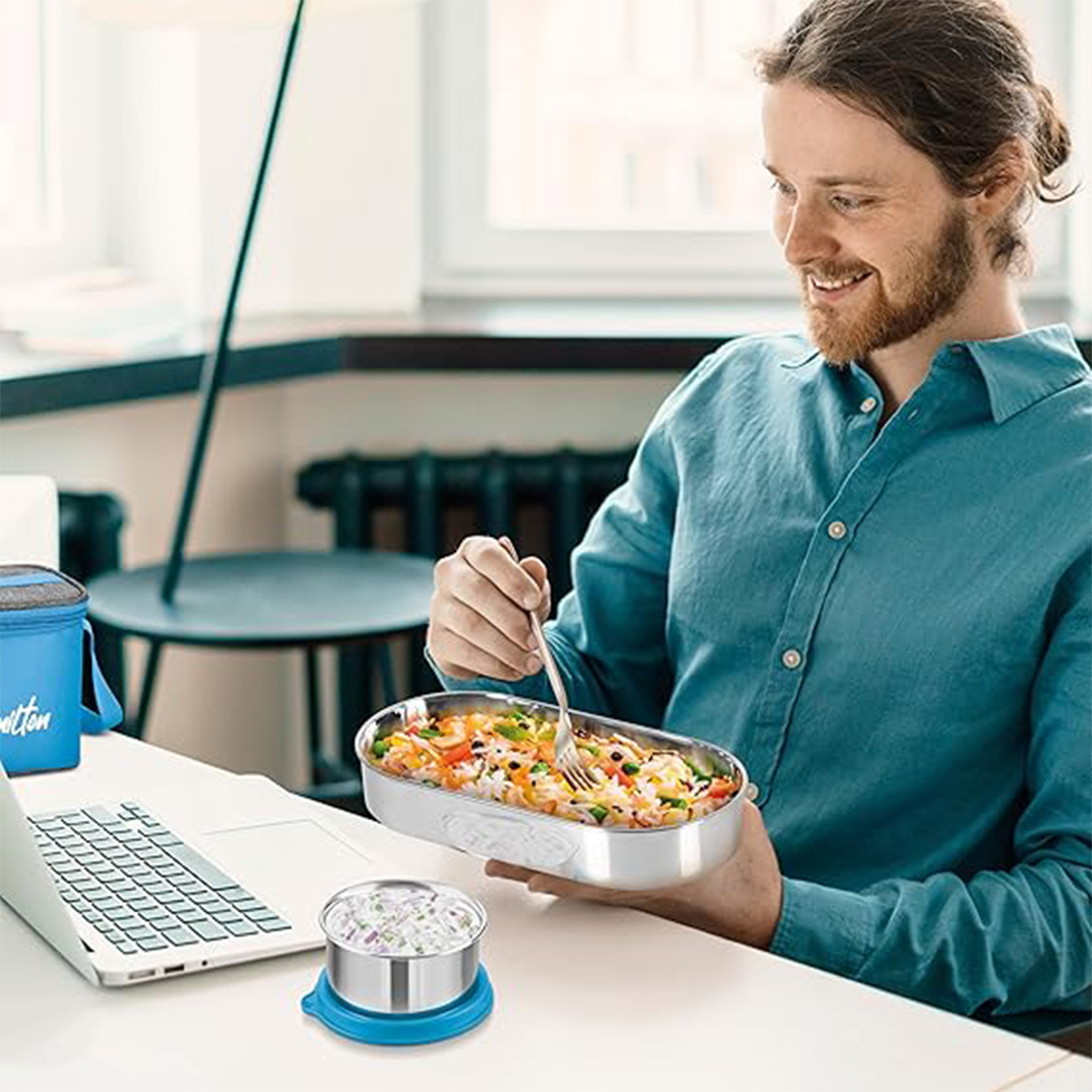 Picture of MILTON Steel Smart Lunch Box 