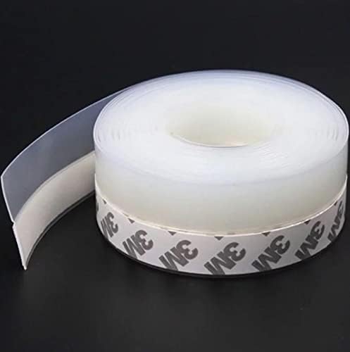 Picture of Door Sealing Tape 5M Window Sealing Strip Door Floor Seal Strip for Room Gadgets, Sliding Doors, Shower Door, Glass, Shower Door Seal, Sealing Sticker Self-Adhesive