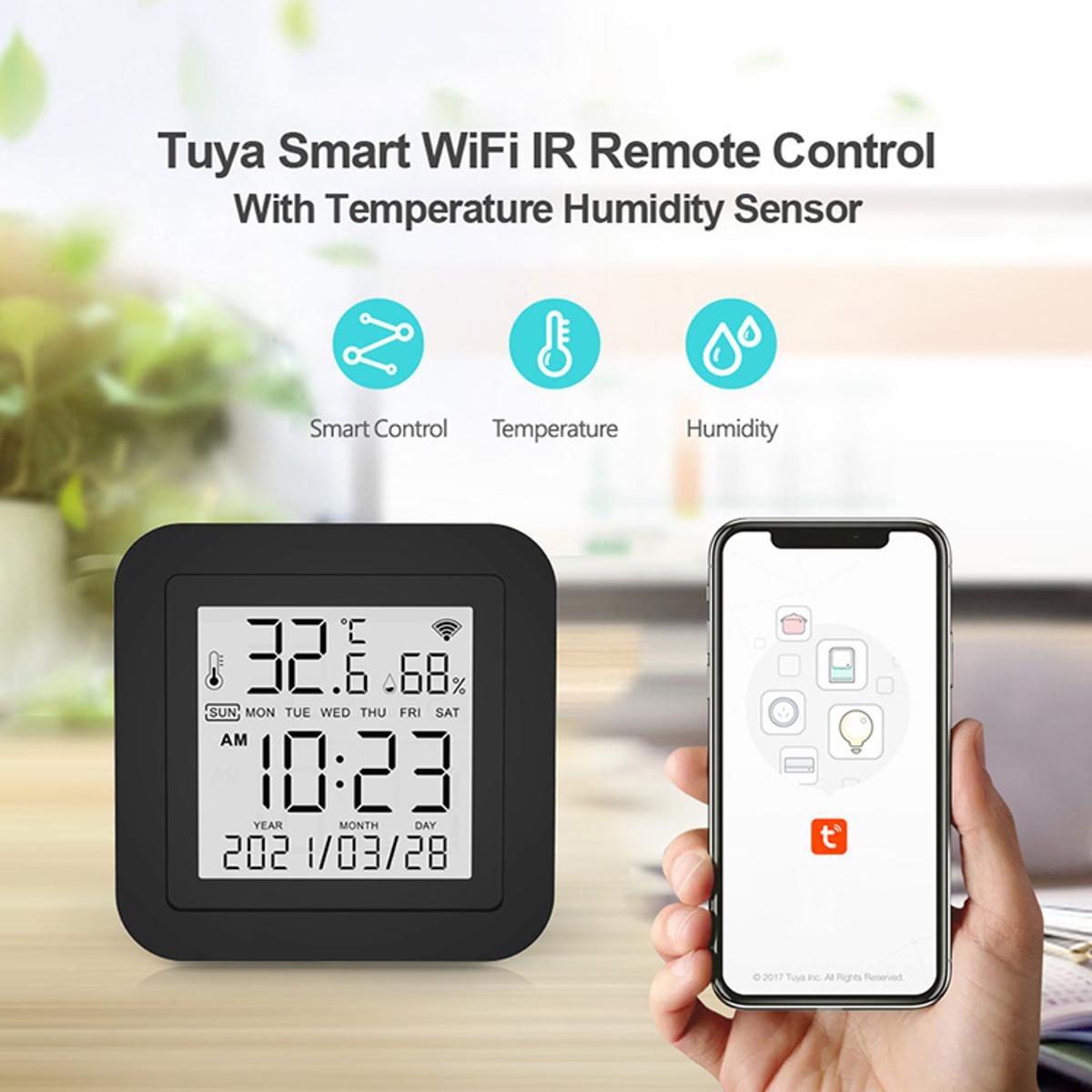 Picture of Tuya Smart WiFi Universal IR Remote Control with Temperature Humidity Sensor