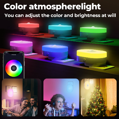 Picture of Wifi Nigh Bedroom Bathroom Room App Voice For Alexa Google Home Smart Life