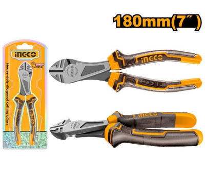 Picture of INGCO 7" (180mm) Heavy-duty DIAGONAL CUTTING PLIER HHDCP08188