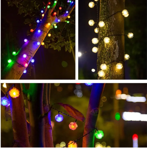 Picture of রঙিন Led বল আকৃতির স্ট্রিং ফেইরি লাইট - রুম ডেকোরেশনের জন্য পারফেক্ট