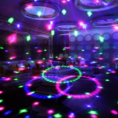 Picture of LED DJ ডিস্কো মুভিং বাল্ব লাইট মাল্টি-কালার