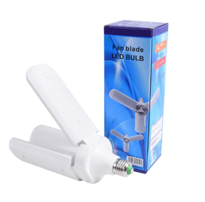 Picture of Foldable Fan Blade LED Garage Light – E27 220V, 30W/45W/60W – Energy Saving High Brightness Home & Pendant Bulb