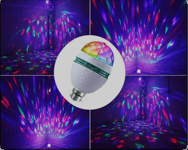 Picture of LED DJ Disco Moving Bulb Light - Multi-Colour