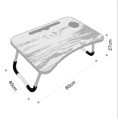 Picture of Multi-Function Folding Waterproof Printing Laptop Desk with drawar