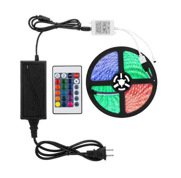 Picture of Waterproof RGB Remote Control Color Changing LED Strip Light – Fita Light for Decoration
