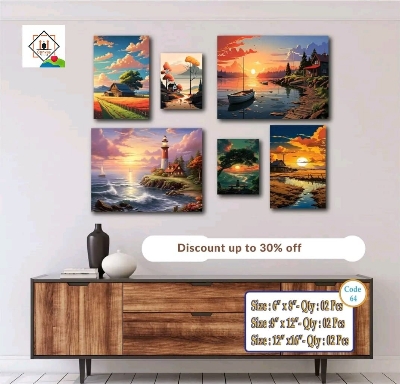 Picture of 6 pes Most Unique Combo Wallmate Set – Perfect for Home & Office Wall Decoration