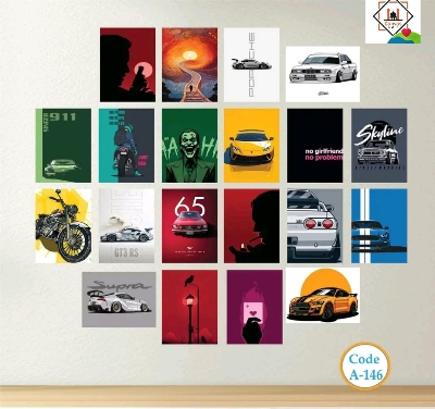 Picture of 20 pes Most Unique Combo Wallmate Set – Perfect for Home & Office Wall Decoration