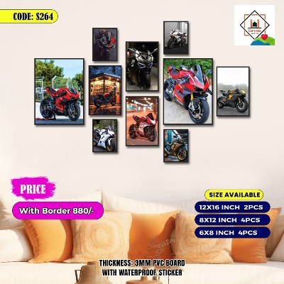 Picture of 10 pcs Most Unique Combo Wallmate Set – Perfect for Home & Office Wall Decoration
