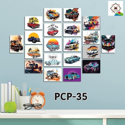 Picture of 20 pcs Most Unique Combo Wallmate Set – Perfect for Home & Office Wall Decoration