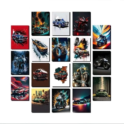 Picture of 18pcs Unique Design Wallmate Combo Set – Perfect for Home & Office Wall Decoration