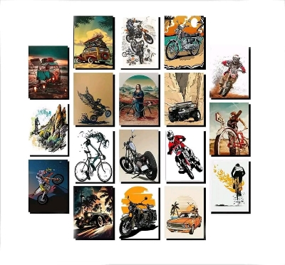 Picture of 18pcs Unique Design Wallmate Combo Set – Perfect for Home & Office Wall Decoration