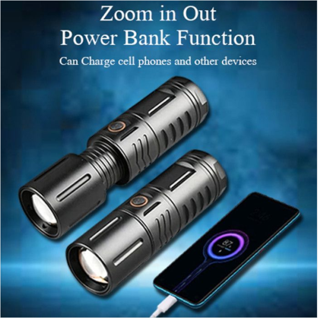 Picture of SUPER POWER TORCH LIGHT WITH POWER BANK