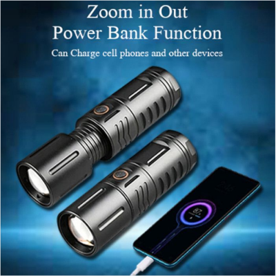 Picture of SUPER POWER TORCH LIGHT WITH POWER BANK