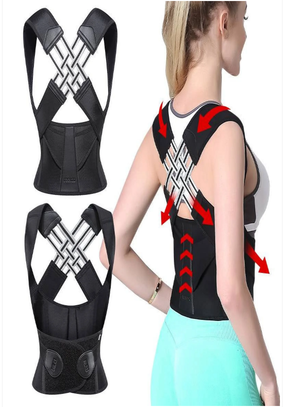 Picture of Premium Adjustable Back Posture Corrector Belt for Women Men