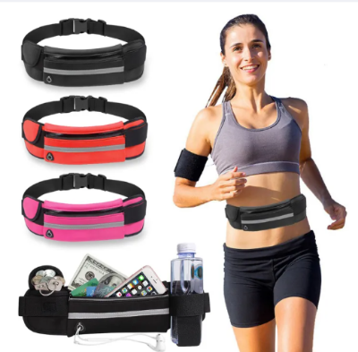 Picture of Portable Waterproof Sports Waist Bag – Reflective Running Belt for Men & Women