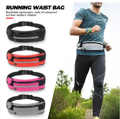 Picture of Portable Waterproof Sports Waist Bag – Reflective Running Belt for Men & Women