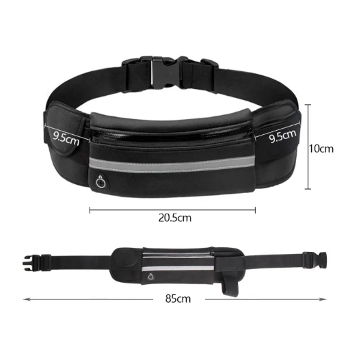 Picture of Portable Waterproof Sports Waist Bag – Reflective Running Belt for Men & Women