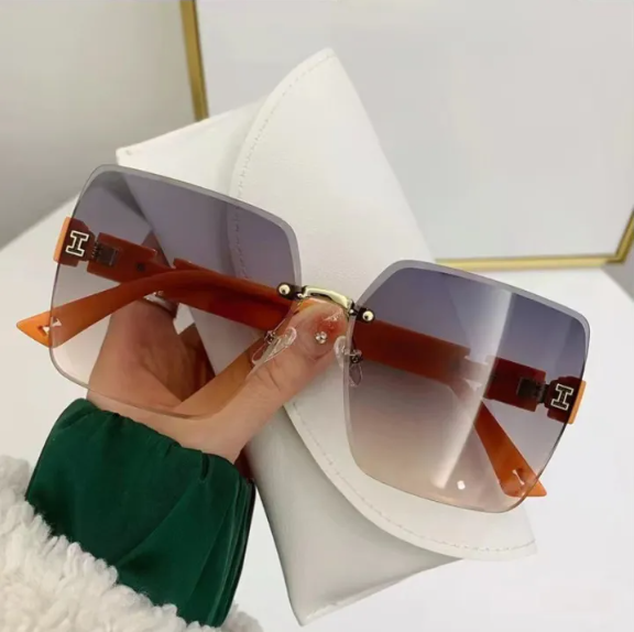 Picture of Korean Style Classic Big Square Shades Sunglasses for Women