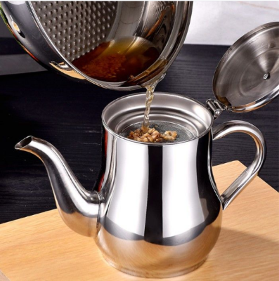 Picture of 750ML BIG SIZE Stainless Steel Oil Pot with Strainer