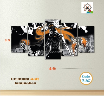 Picture of premium Design 5Pcs In 1 Set Wall Canvas printing