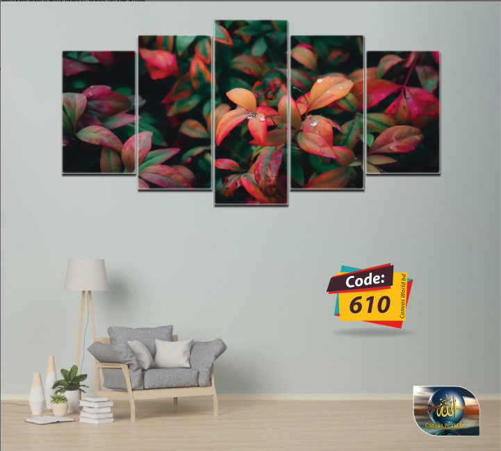 Picture of premium Design 5Pcs In 1 Set Wall Canvas printing