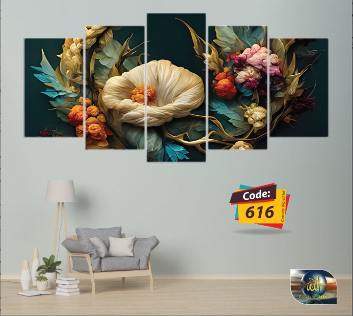 Picture of 5-in-1 Premium Wall Canvas Set – Elegant Modern Wall Art for Any Room