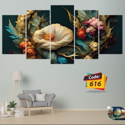 Picture of 5-in-1 Premium Wall Canvas Set – Elegant Modern Wall Art for Any Room