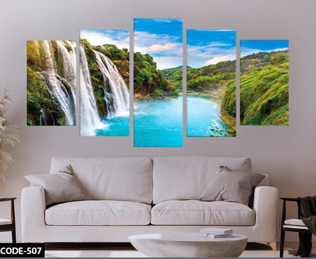 Picture of 🖼️ 5-in-1 Premium Wall Canvas Set – Elegant Modern Wall Art for Any Room