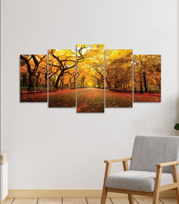 Picture of 🖼️ 5-in-1 Premium Wall Canvas Set – Elegant Modern Wall Art for Any Room
