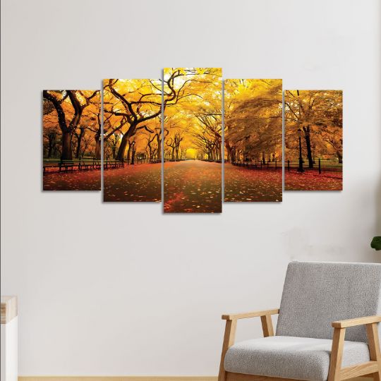 Picture of 🖼️ 5-in-1 Premium Wall Canvas Set – Elegant Modern Wall Art for Any Room