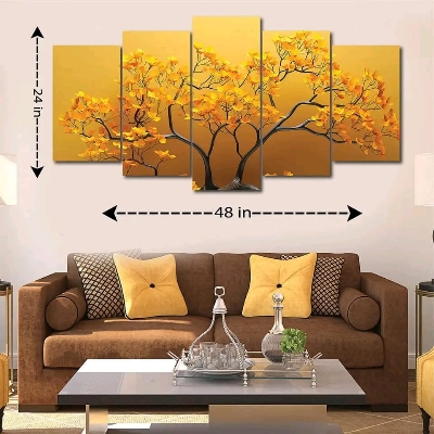 Picture of 🖼️ 5-in-1 Premium Wall Canvas Set – Elegant Modern Wall Art for Any Room