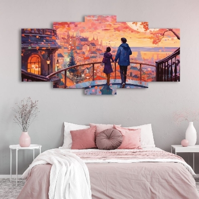 Picture of 🖼️ 5-in-1 Premium Wall Canvas Set – Elegant Modern Wall Art for Any Room