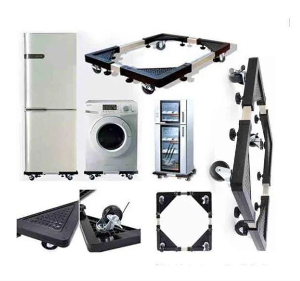 Picture of Multifunction Adjustable Movable Base – Washing Machine & Fridge Stand with Wheels