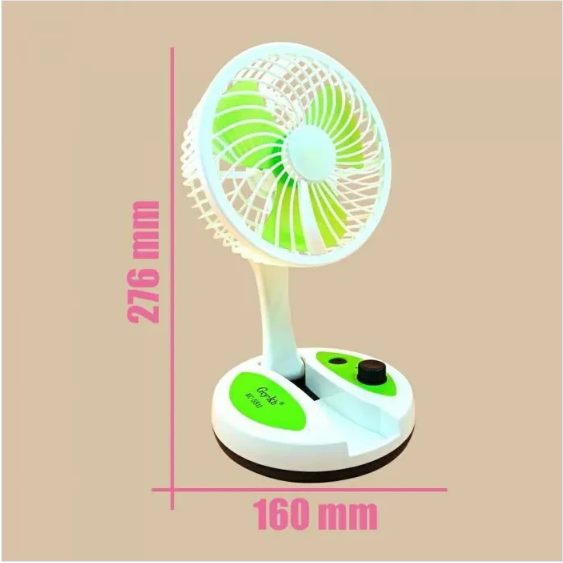 Picture of Gcy.Kb KC-5811 Rechargeable Folding Fan with LED Light