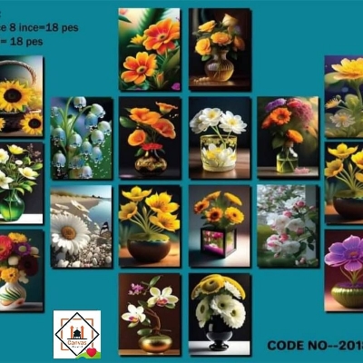 Picture of 18 Pcs Creative Wallmate Combo – Perfect Wall Decoration for Living Room & Workspace