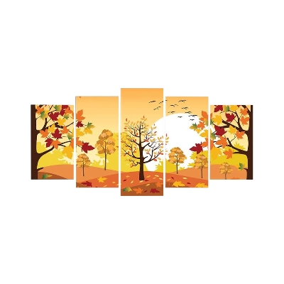 Picture of Combo 5pcs in 1set Canvas Painting- Wall Decoration