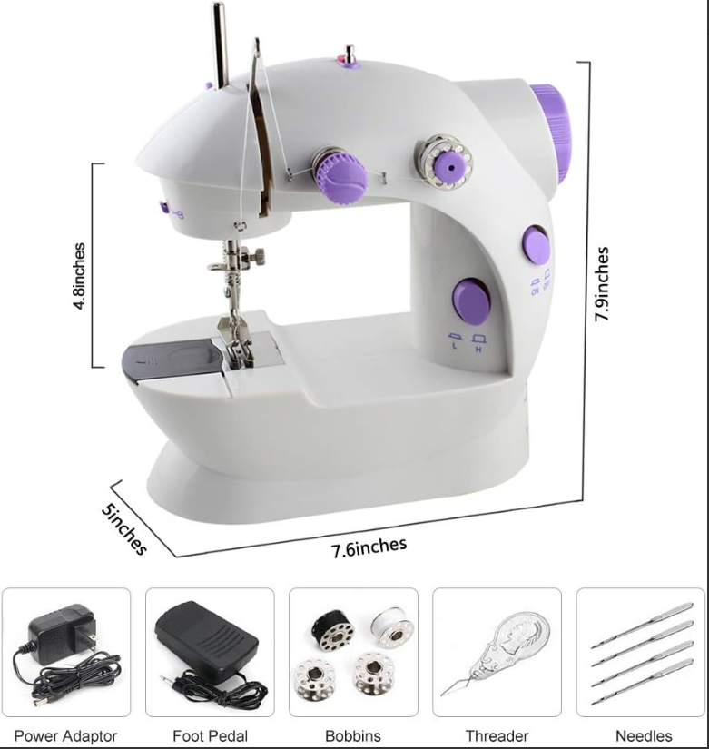 Picture of 8 in 1 Electric Sewing Machine - White