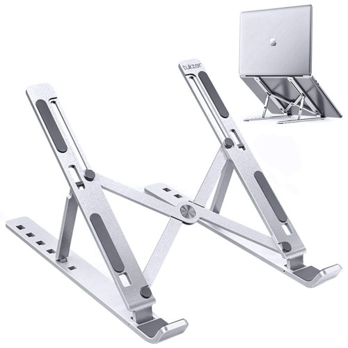 Picture of Laptop Stand Adjustable Aluminum Alloy Foldable Stand for 10-17 inch Tablets Notebook Laptop