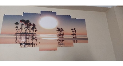 Picture of 5Pcs In 1 Set Wall Canvas Art Ready to Hang for Living Room or Bedroom Home Decoration On Wall Canvas Painting Wall