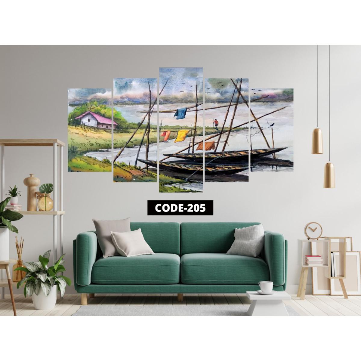 Picture of 5Pcs In 1 Set Wall Canvas Art code# 205