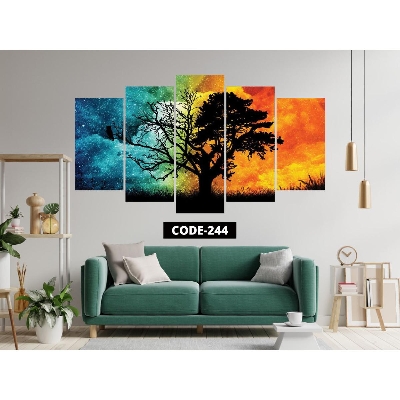 Picture of 5Pcs In 1 Set Wall Canvas Art code# 244