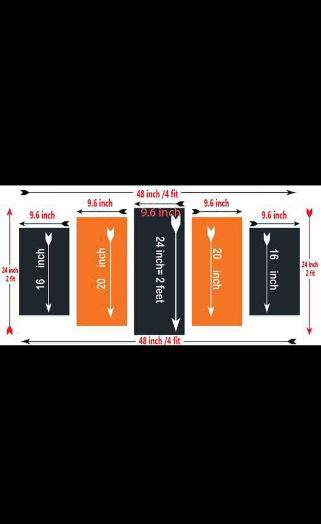 Picture of 5Pcs In 1 Set Wall Canvas Art code# 253