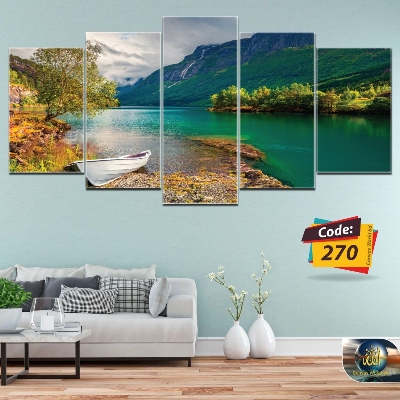 Picture of 5Pcs In 1 Set Wall Canvas Art code# 270