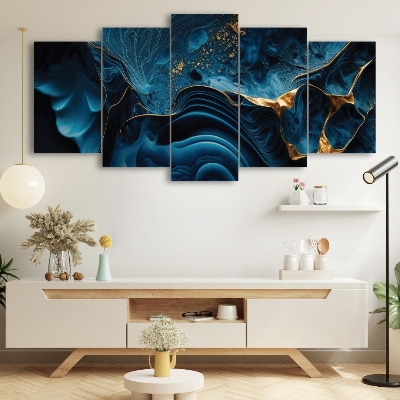 Picture of 5Pcs In 1 Set Wall Canvas Art printing
