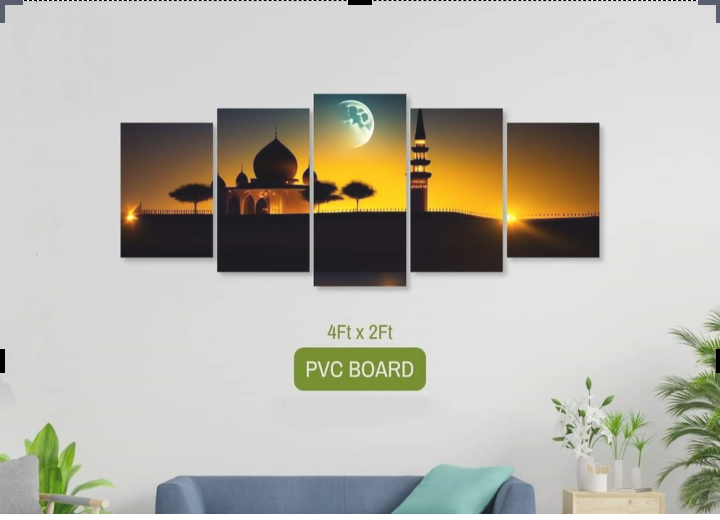 Picture of 5Pcs In 1 Set Wall Canvas Art printing